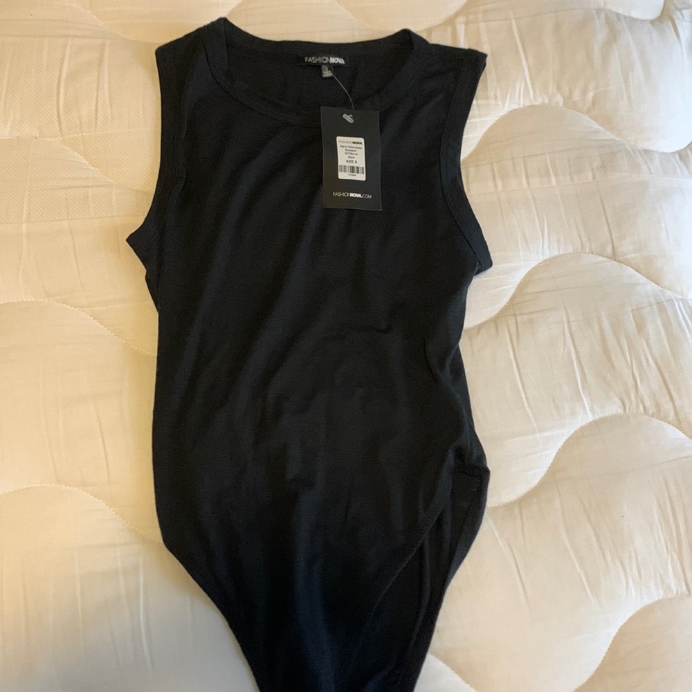 Black Fashion Nova Body Suit